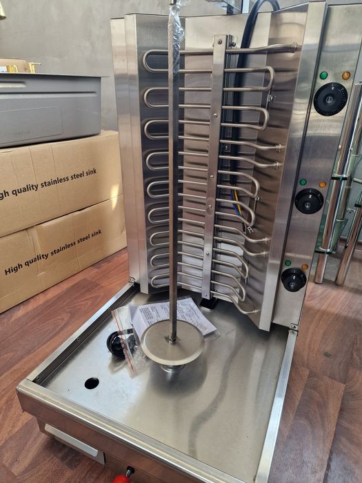 Reducere Aparat profesional shaorma motor jos 220V -TRANSPORT GRATUIT