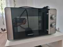 Cuptor cu microunde HEINNER gri/negru
