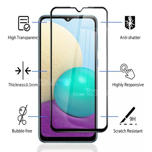 5D Full Стъклен протектор Samsung Galaxy A52s A72 A42 A32 A12 A03s 02s