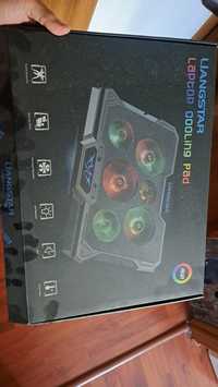 Laptop Cooler de gaming 12-17 Inch, 6 ventilatoare RGB
