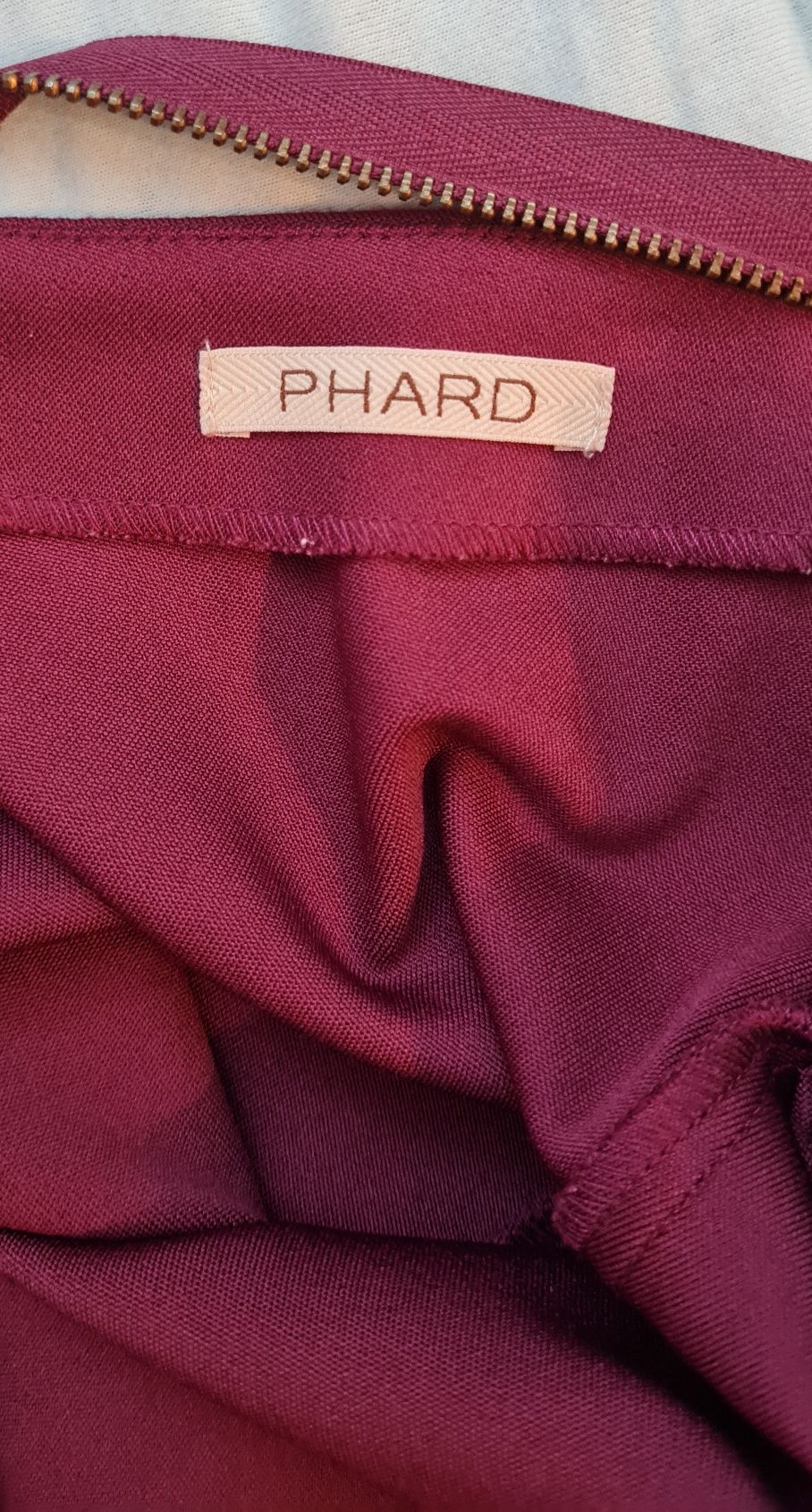 Дамска рокля PHARD в цвят бордо - р-р S