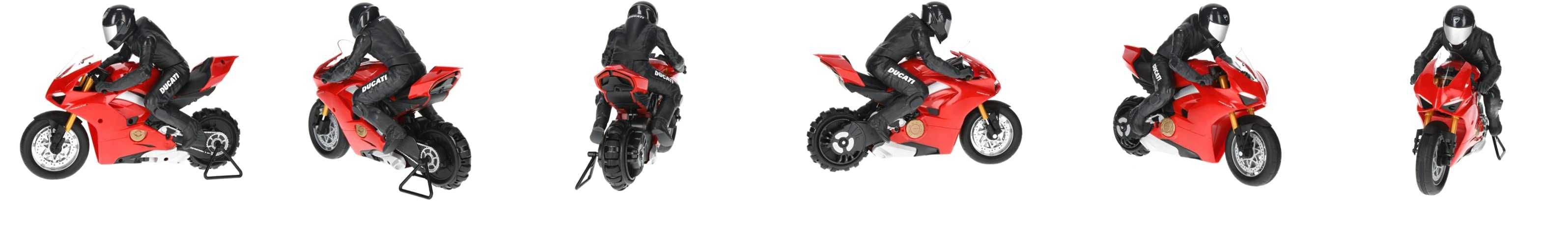 Голям Пистов Мотор с дистанционно Мотоциклет Ducati 1:6 Дукати