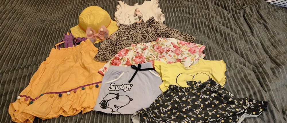 Вещи летние на девочку б/у