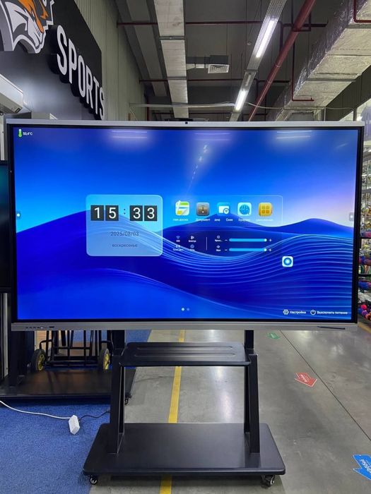 Интерактивная доска 86/98 Android 4K все размеры Доставка Установка