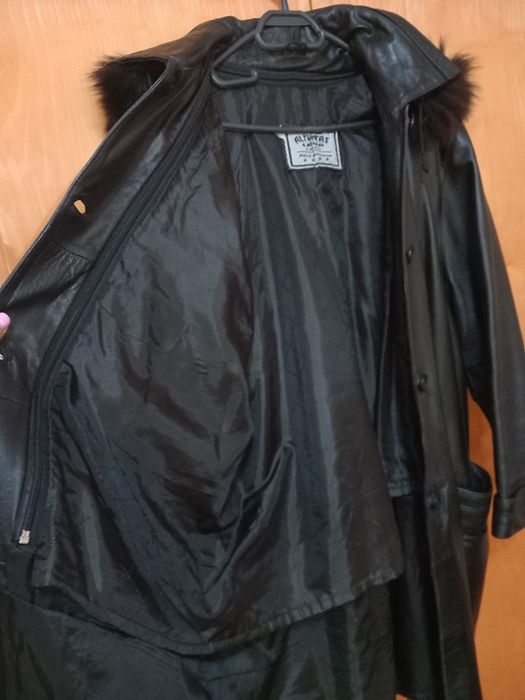 Haina din piele naturala pt dama