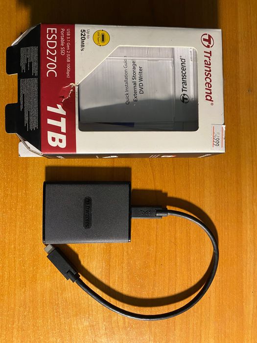 Внешний ssd-диск transcend на 1ТБ