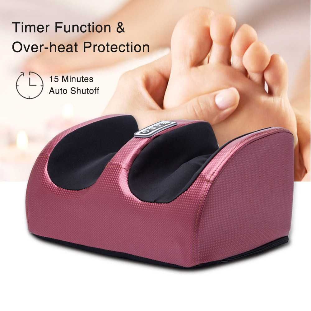 Електрически масажор за крака с нагряване, нагревки