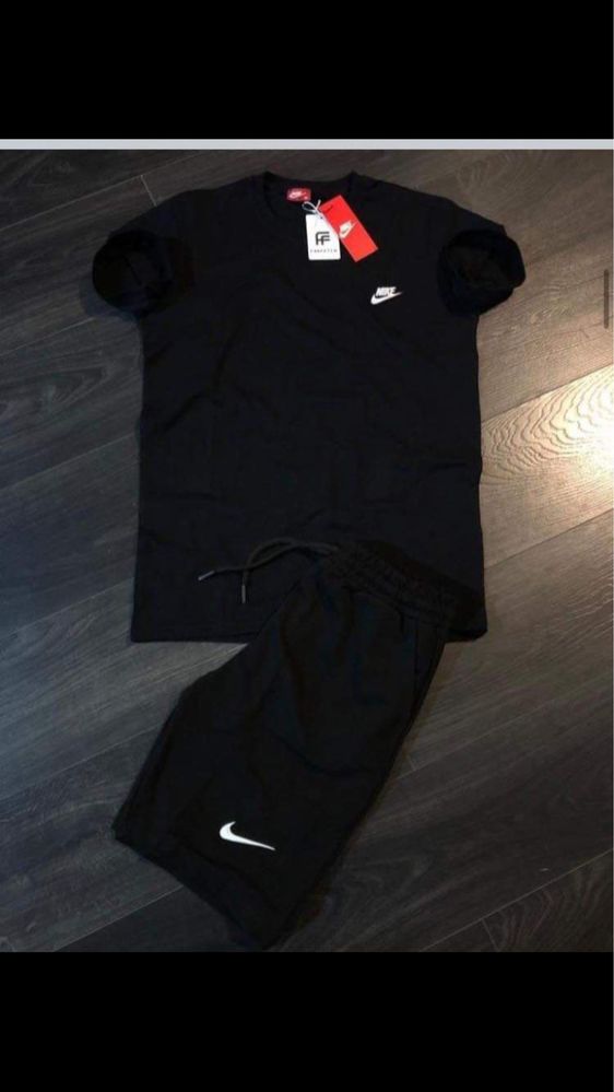 Compleu Nike tricou + pantaloni scurti/ lungi