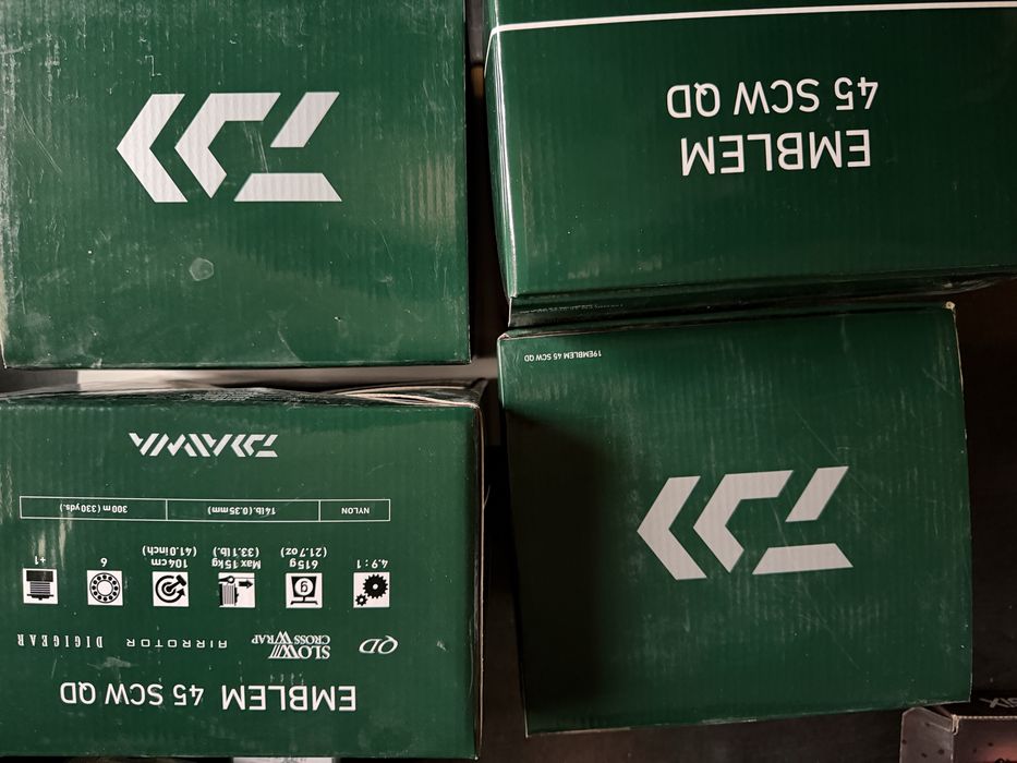 Mulineta Daiwa Emblem 45SCW QD - set x 4 buc.