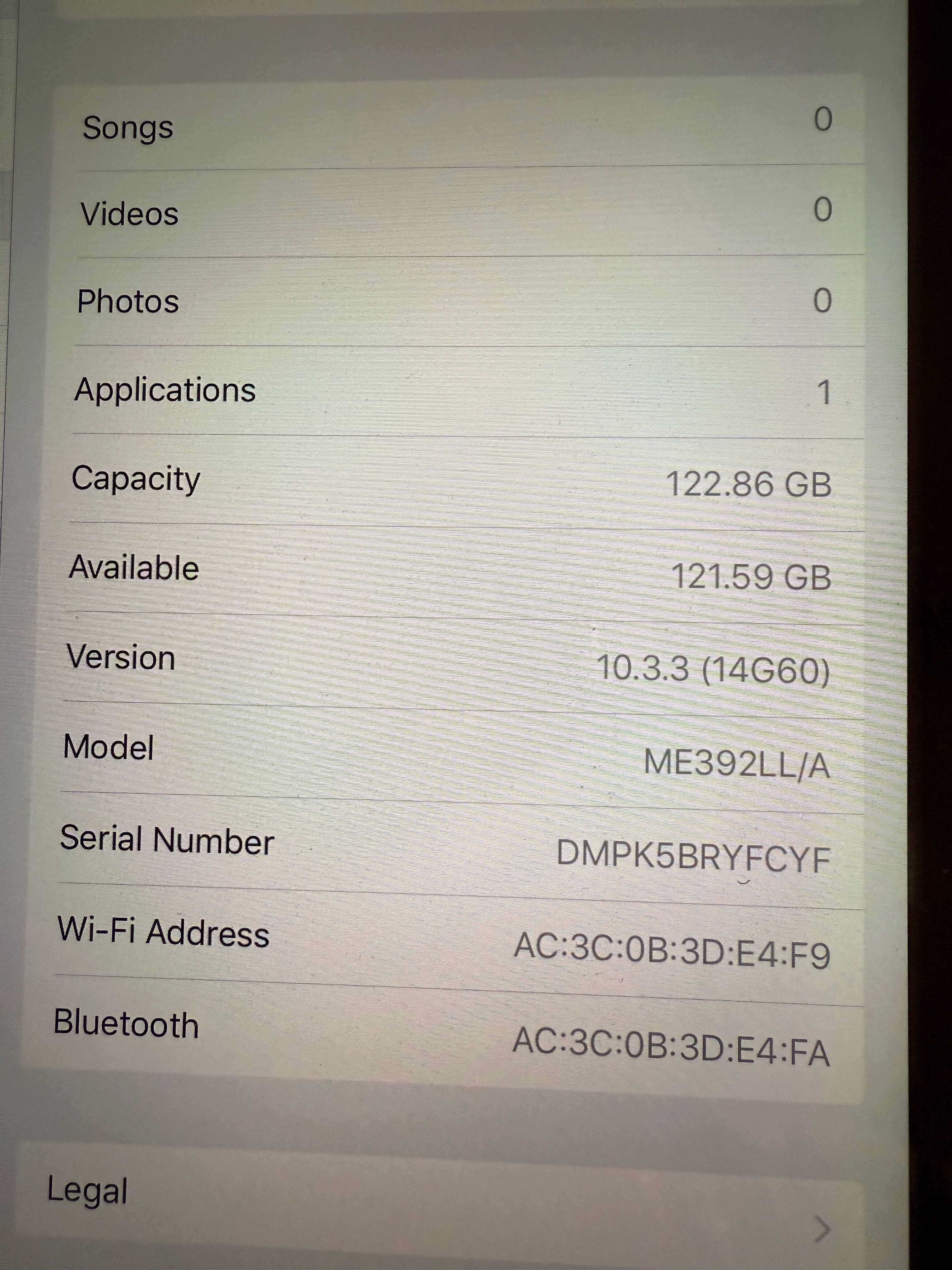 iPad 4th Gen (WiFi) / 128GB / Айпад