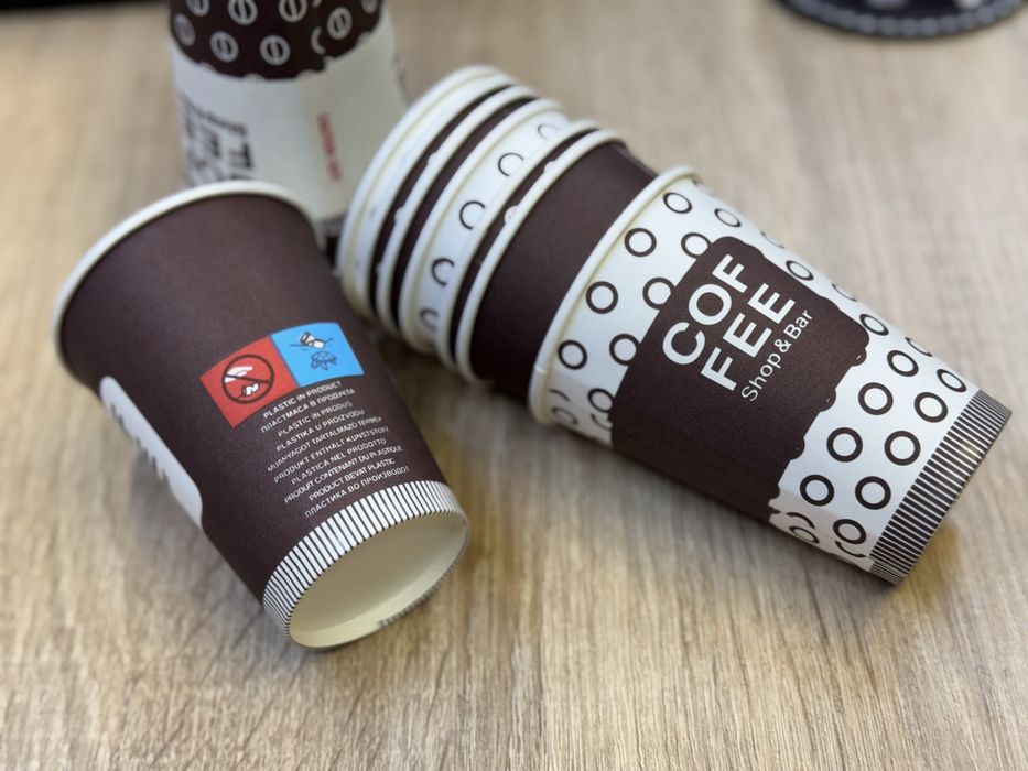 Pahare carton automate 190ml