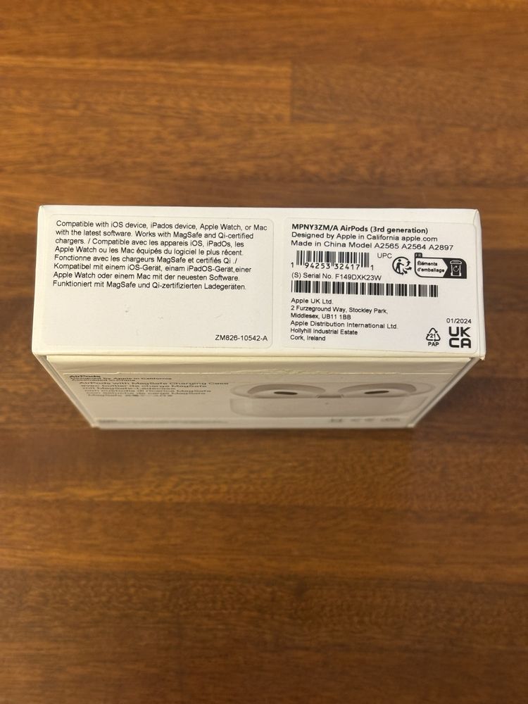 Apple AirPods 3, wireless