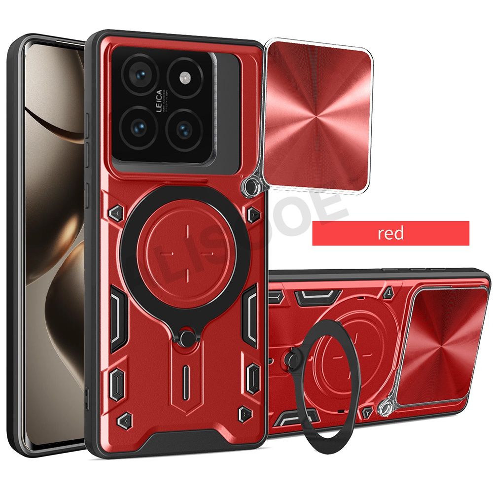 Xiaomi 15 / 14T/ 14T Pro/ GIANT RING Удароустойчив кейс гръб с пръстен