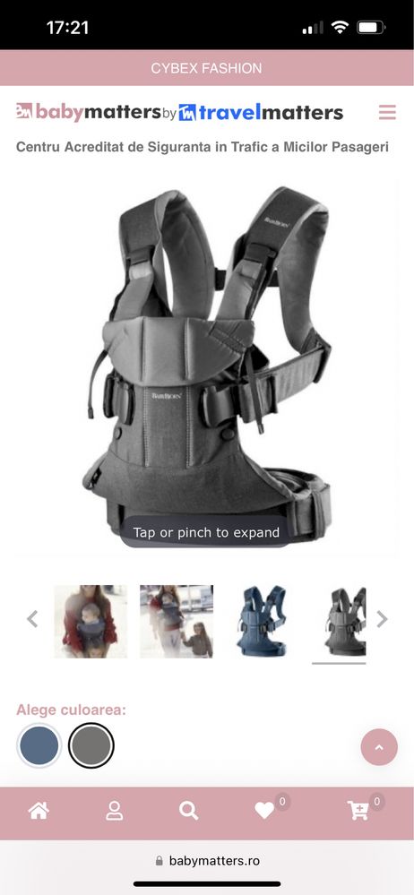 Marsupiu BABYBJORN anatomic