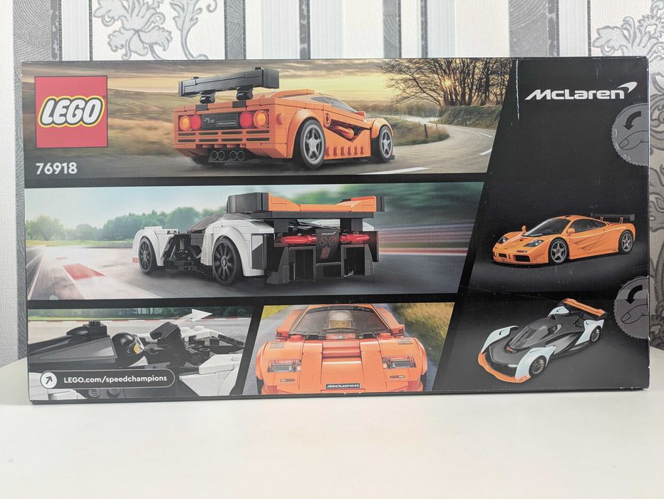 Конструктор LEGO 76918 McLaren Solus GT & McLaren F1 LM