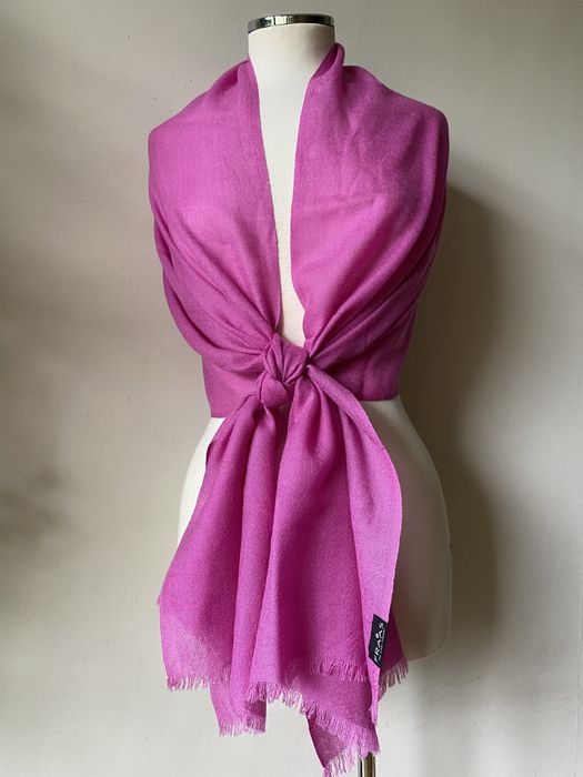 Лилав шал от кашмир, коприна, пашмина/ различни видове