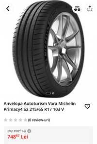 Anvelopa Autoturism Vara Michelin Primacy4 S2 215/65 R17 103 V