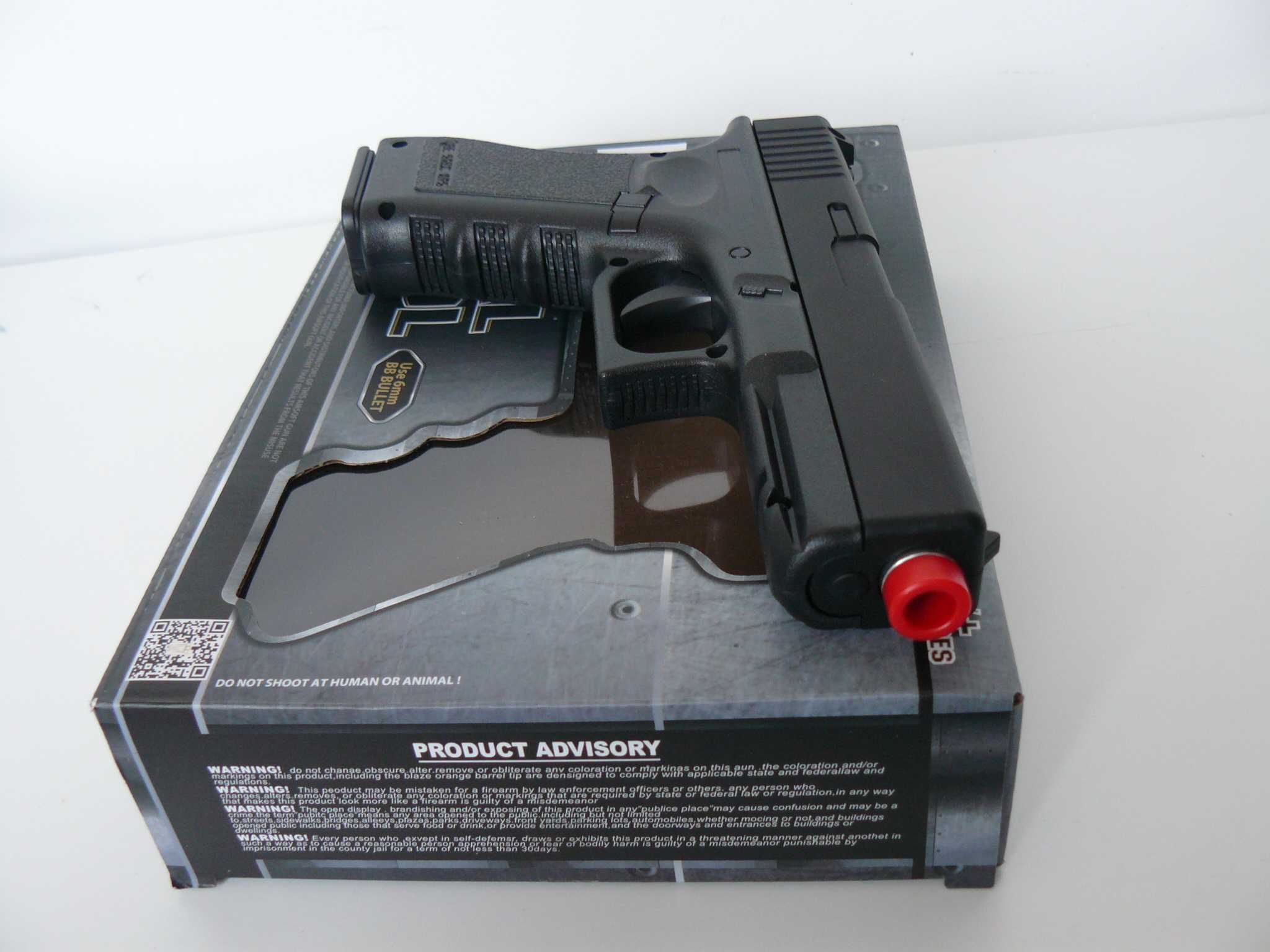 Pistol Airsoft GLOCK 18 GE3007 Mecanism Pe ARC/SPRING, Nou,Golden Hawk