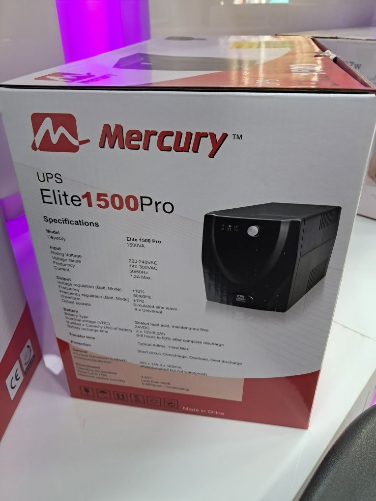 Mercury UPS Elite 1500 Pro
