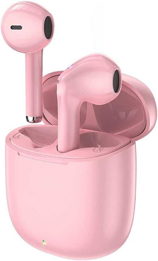 Bluetooth слушалки Мини слушалки за Airpods Android iPhone Pink