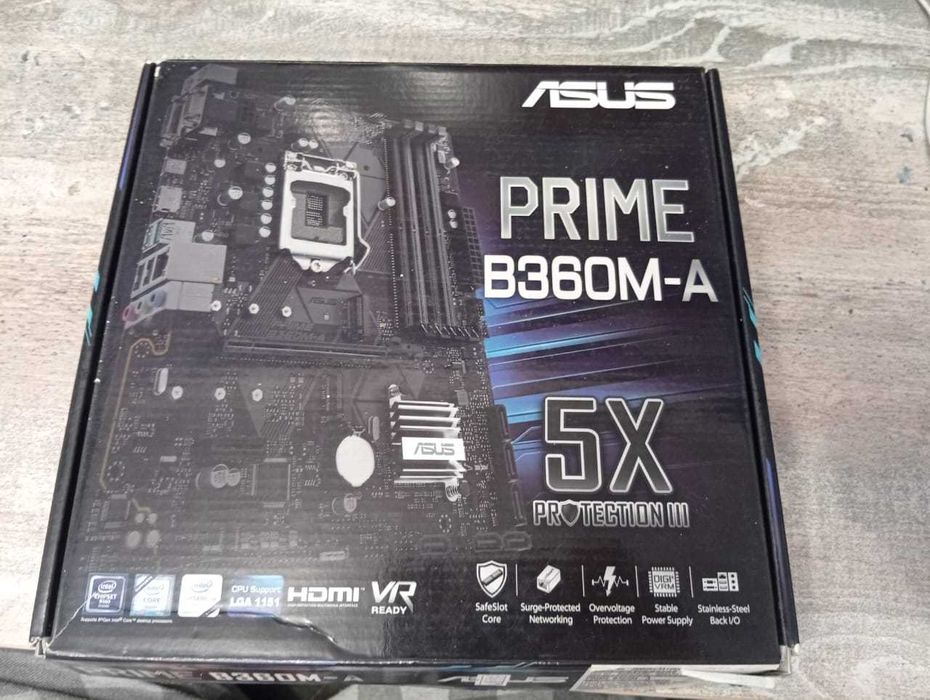 Материнская плата Asus prime b360M-A