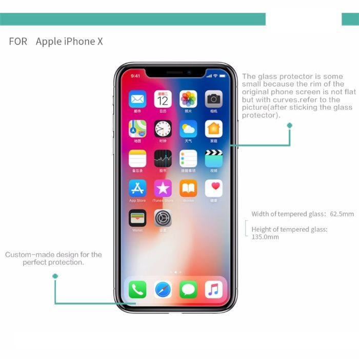 Folie Sticla Securizata / Tempered pt iPhone X , XS , XR , XS Max