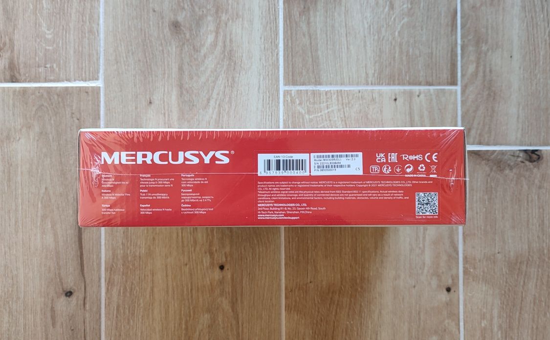 WFI рутер Mercusys 300Mbps / 5 dBi