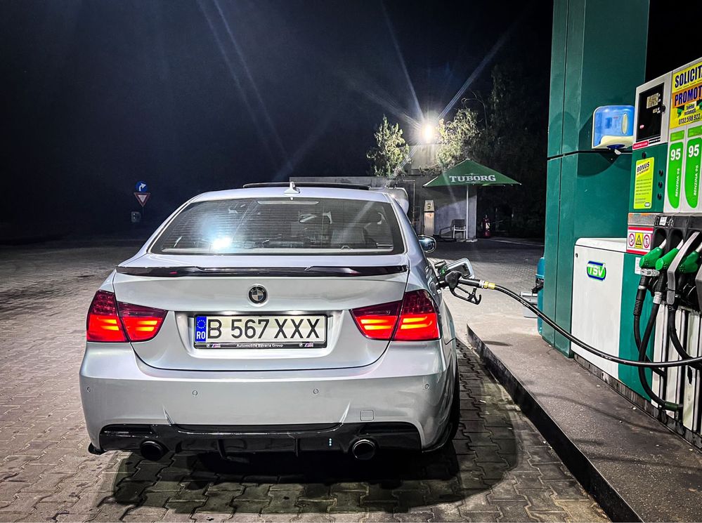 Difuzor Fusta Evacuare BMW E90 E91 335i 335d cu nervuri Striatii
