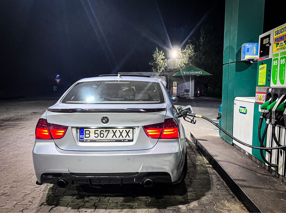 Difuzor Fusta Evacuare BMW E90 E91 335i 335d cu nervuri Striatii