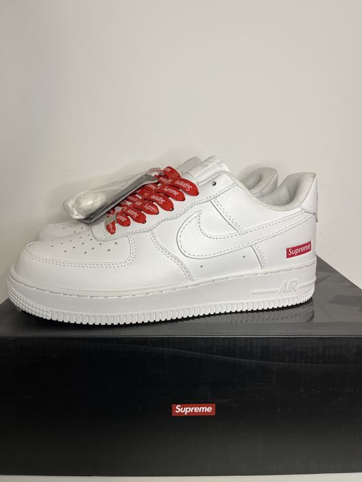 Nike Air Force 1 Supreme White Sneakers