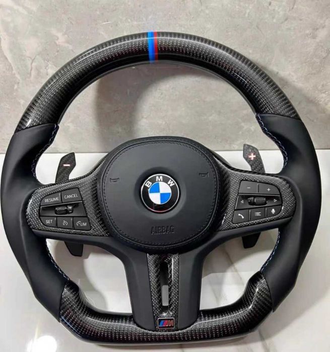 BMW M Performance спортен волан – G-Serie (2019–2024) карбон и кожа