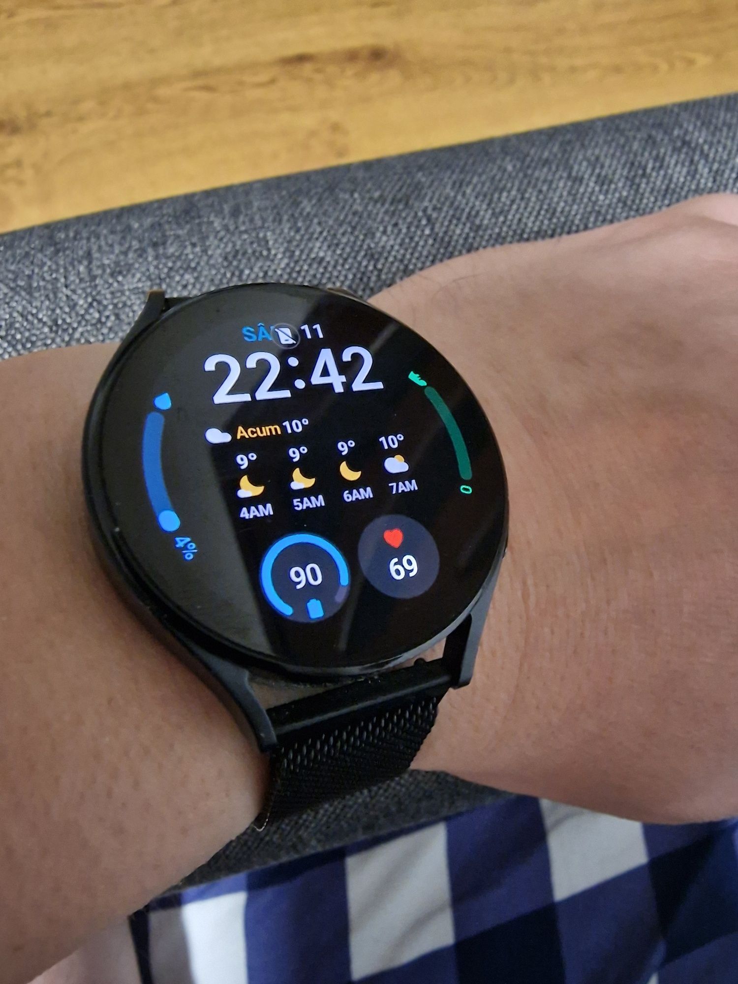 Smartwatch SAMSUNG Galaxy Watch5, 44mm, LTE, Wi-Fi, Android, Black