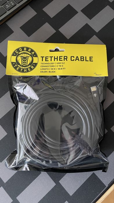 USB-C Tether кабел – 10M 5G (CobraUnion / CobraTether)