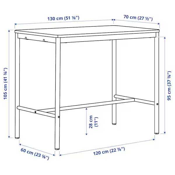 IKEA Masa Tomaryd+ scaun Stig