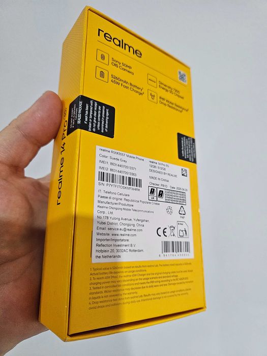 Realme 14 Pro, 512 Gb, nou la cutie, Garantie 30 zile.