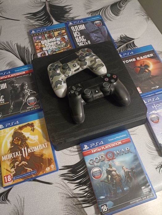 Продам ps4 slim 1tb