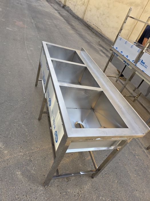 Мойка стол стеллаж