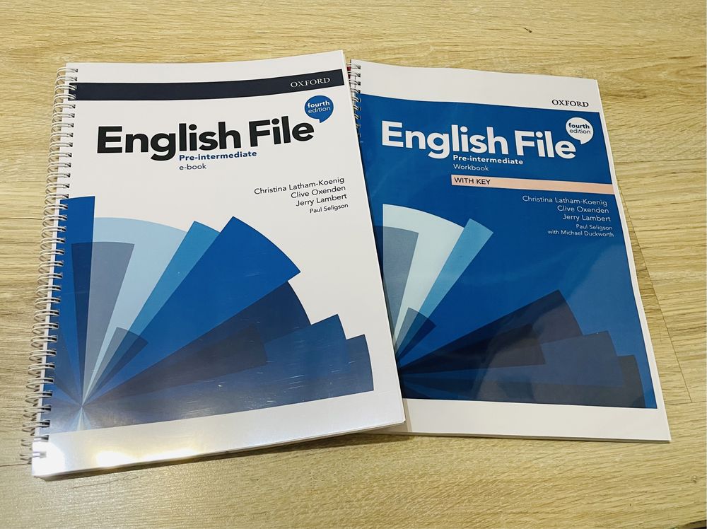 English File Intermediate Fourth edition комплект учебников