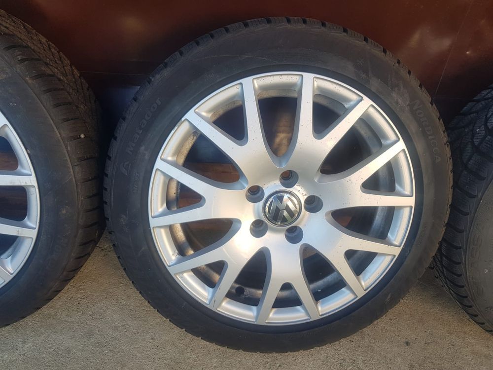 Anvelope de iarna noi + jante de aluminiu Audi 205/50 R17