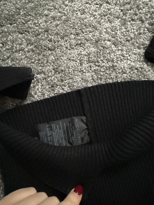 Черен сет пола и топ на alice evis