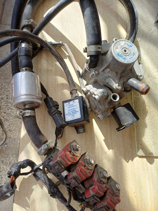 Комплект Изпарител, сензор за налягане и инжектори за газ LPG