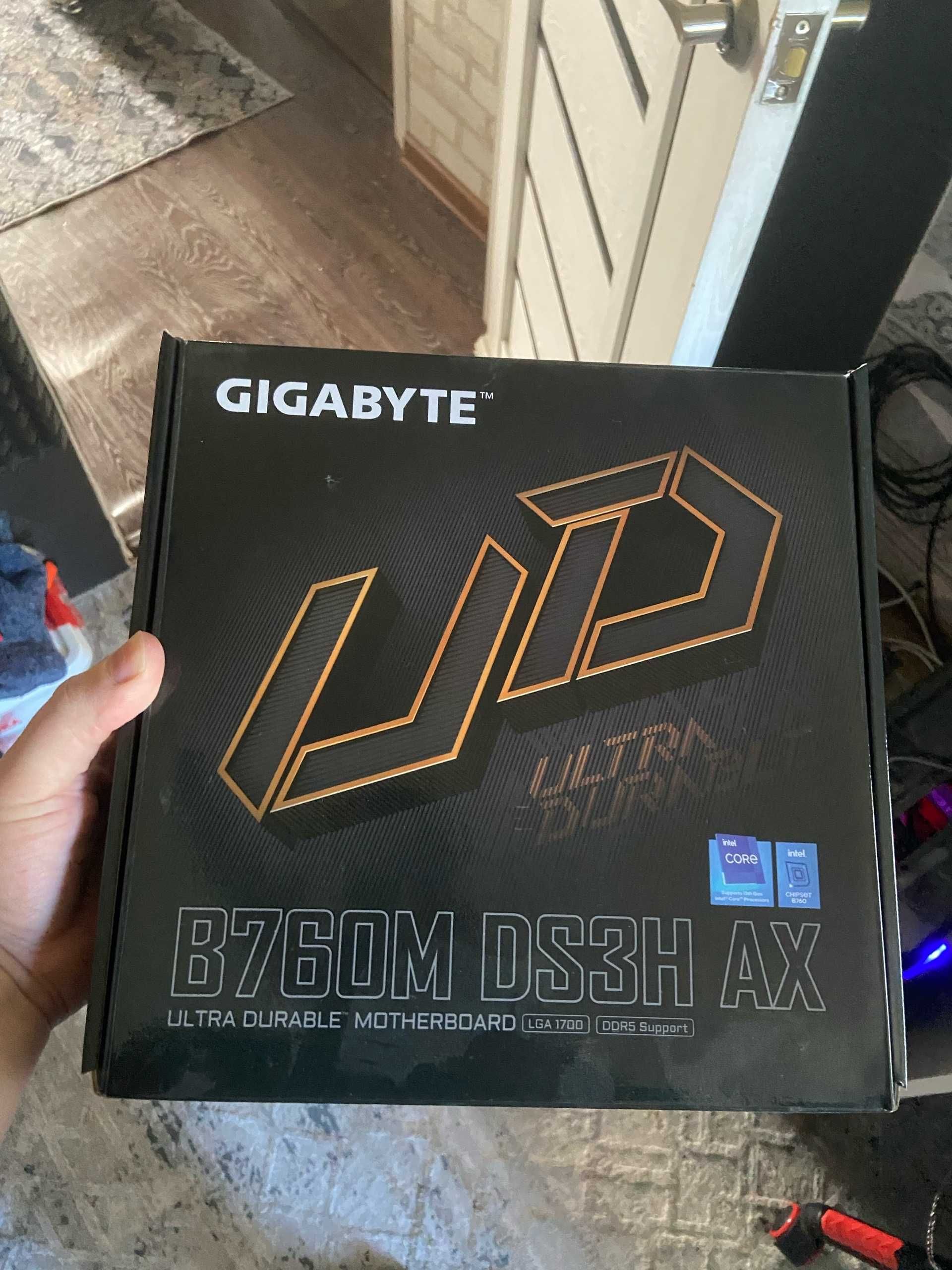 Материнская плата Gigabyte B760M DS3H AX/LGA1700/DDR5