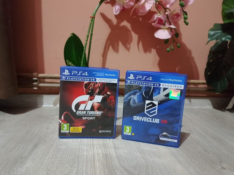 Pachet 2 jocuri cu masini VR Playstation 4, Playstation 5