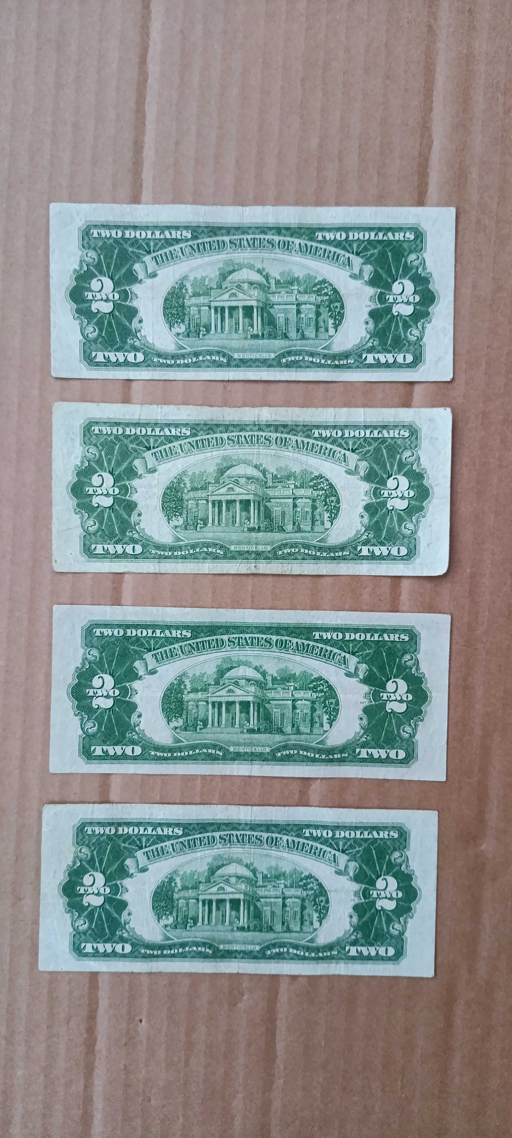 Банкноти $2 долара 1928 г. Red Seal /червен печат/