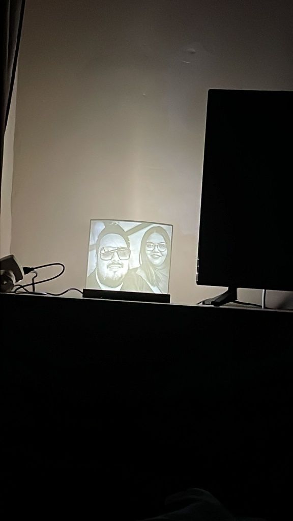 Lumina de veghe cu imagine personalizata (lithophane)