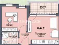 2-стаен в Варна-Аспарухово площ 51 цена 59500