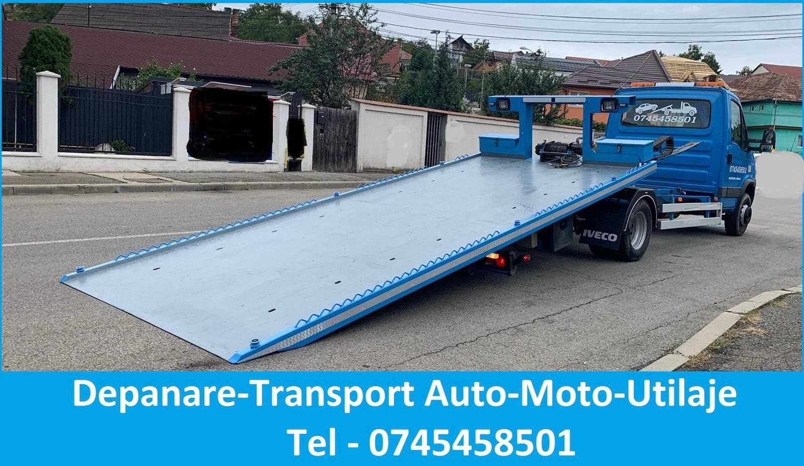 Tractari / Transport  Auto- Moto- Jeep -Suv- Dube -Utilaje