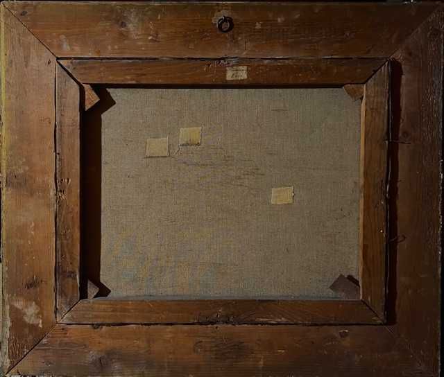 *VAZA CU TRANDAFIRI* Tablou f, f VECHI, ulei/panza, semnat.Cca 65x55cm