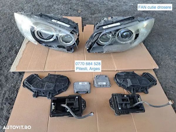 Suport mufa ballast droser cutie electronica ALC capac far xenon AHL bmw seria 1 E81 E87 E88 E82