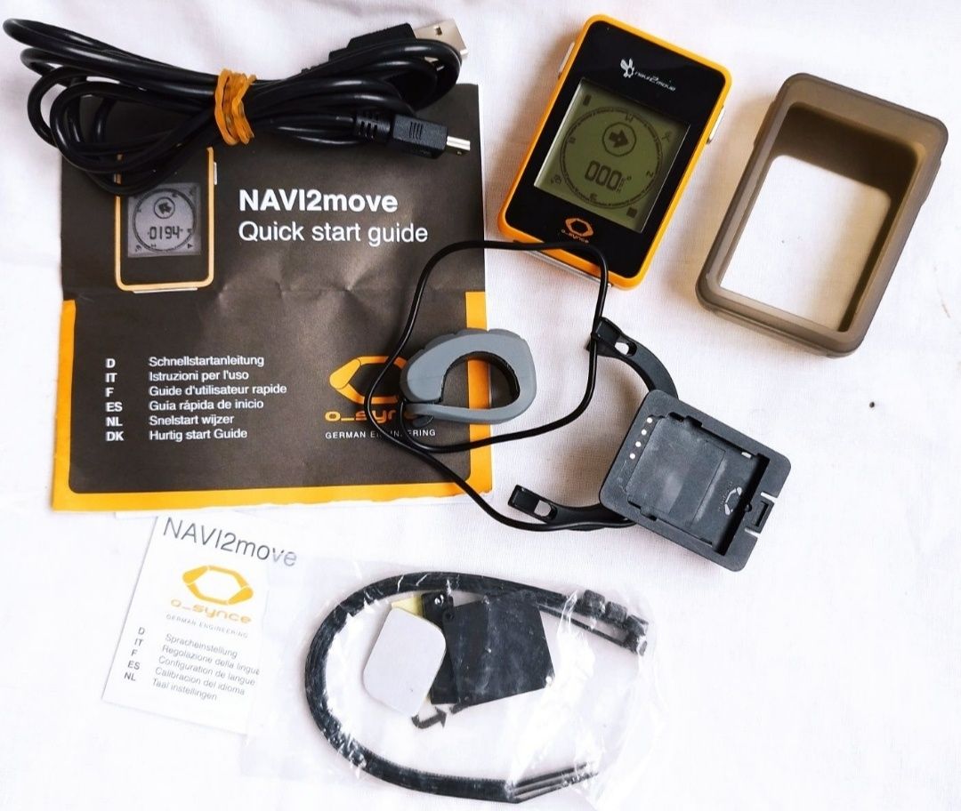 Navigator GPS O-SYNCE NAVI2MOVE pentru bicicleta, fabricat in Germania